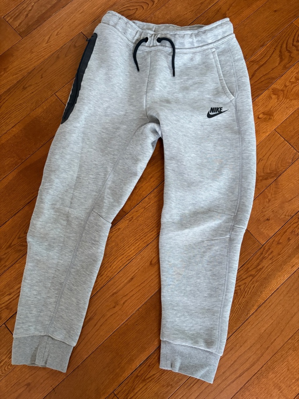 Nike tech Kids' Gray Fleece Jogger Pants
